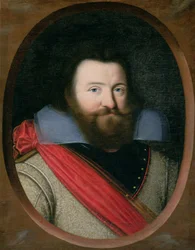 Capitaine John Smith (1580-1631), 1er gouverneur de Virginie, vers 1616